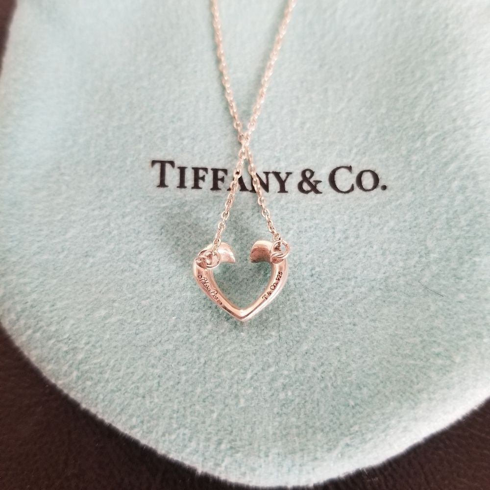 Tiffany & Co. Open Heart Necklace - Picture 2 of 6